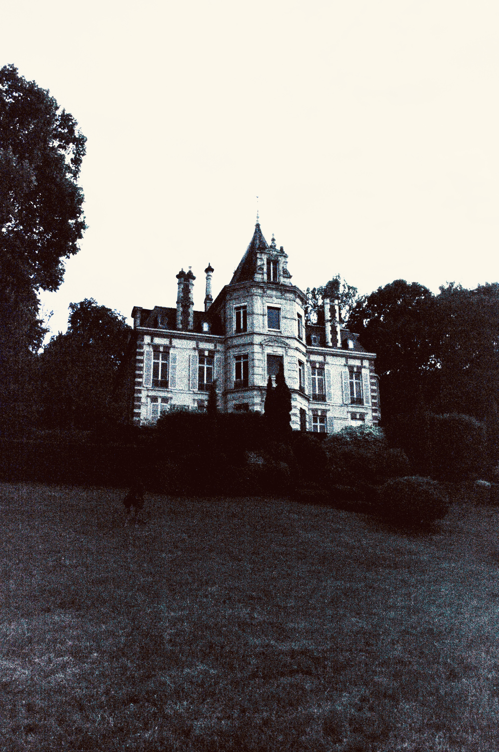 The residence seen from the park, Reims