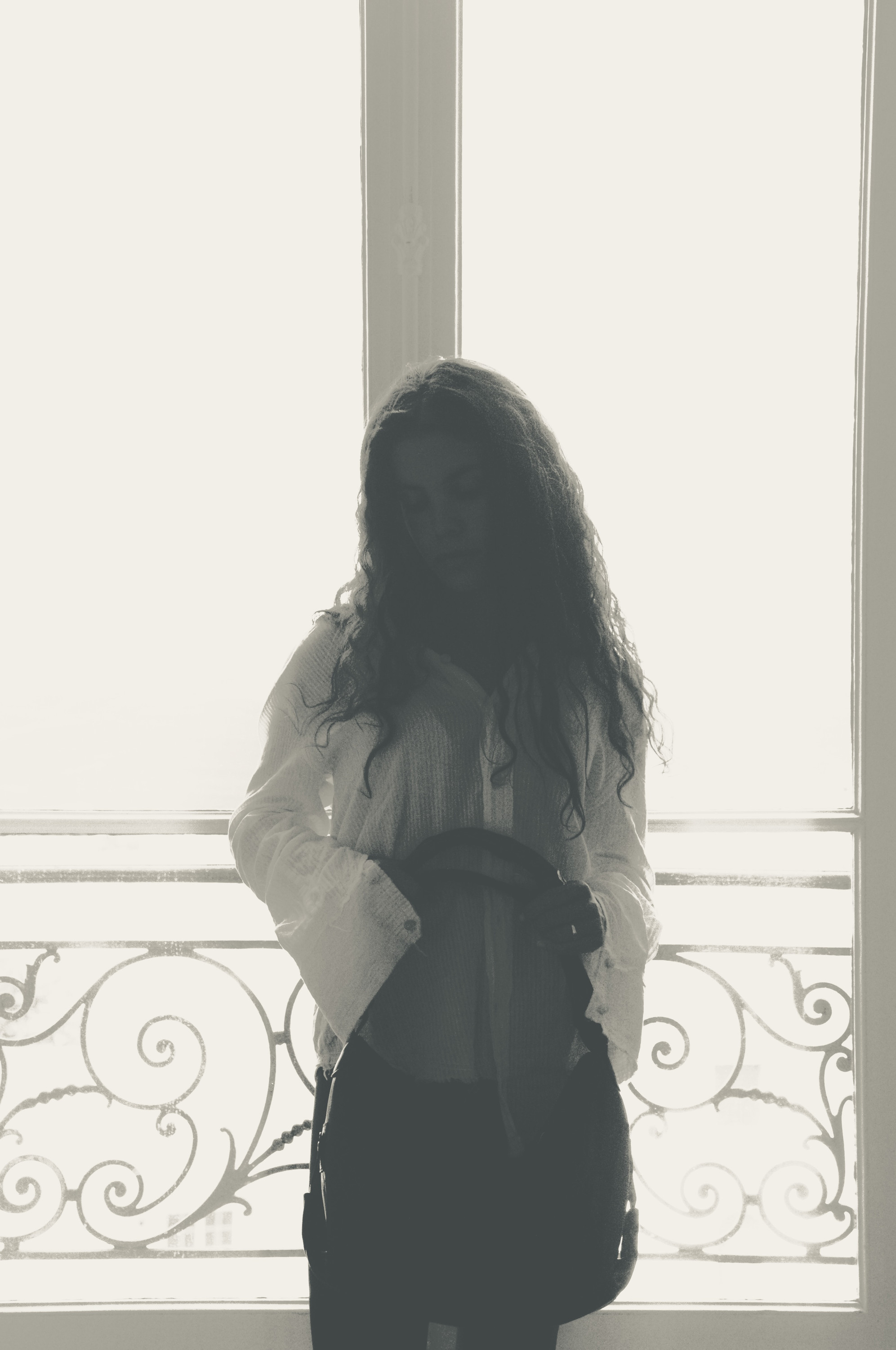 Camerone on the balcony